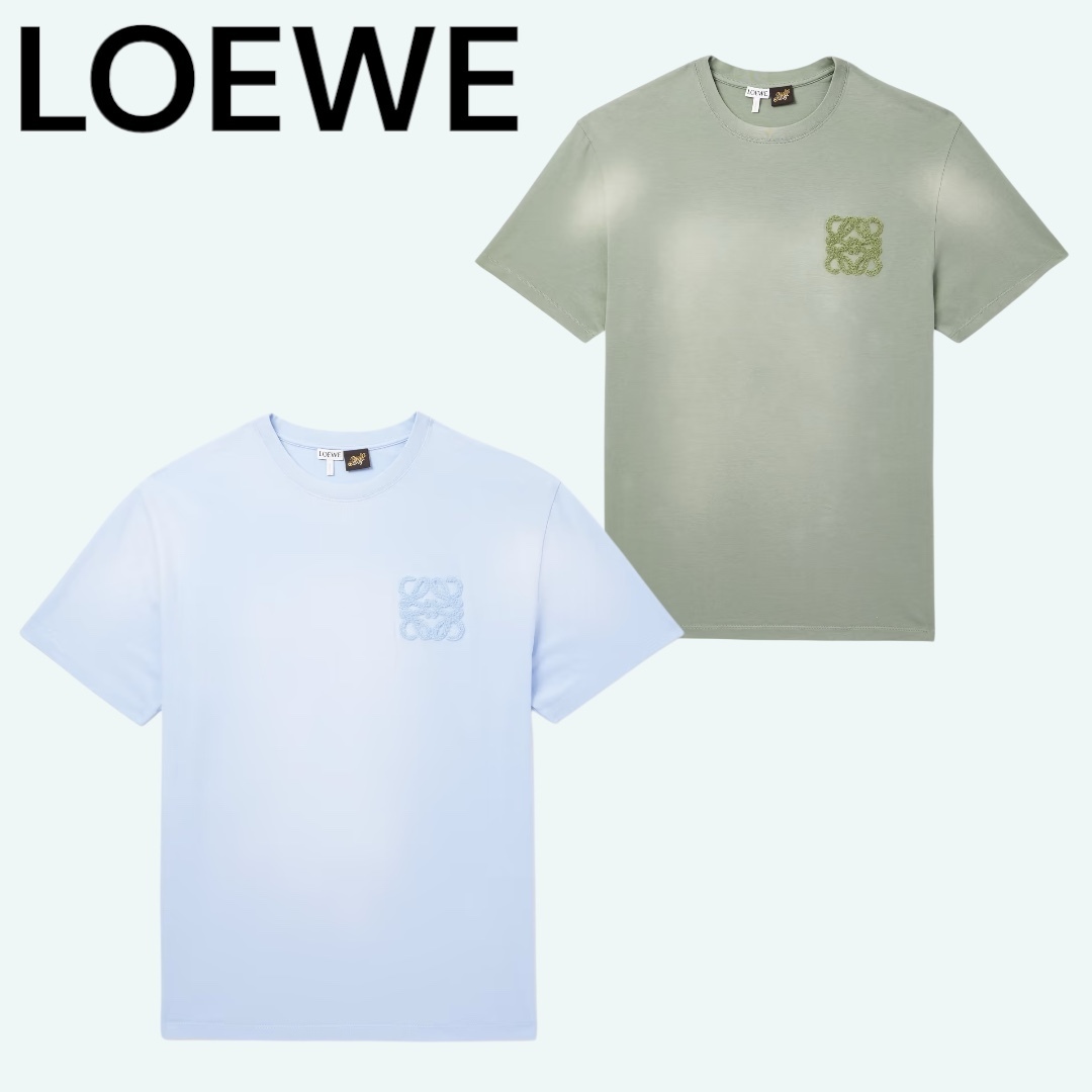 LOEWE♡ + Paula's Ibiza コットンジャージー Tシャツ