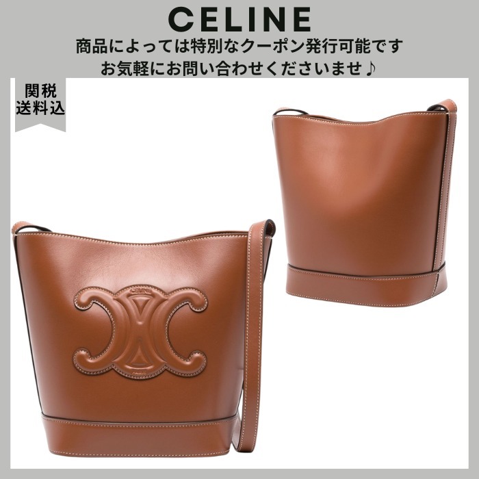 VIP価格.CELINE スモール バケット キュイル TRIOMPHE 関送込