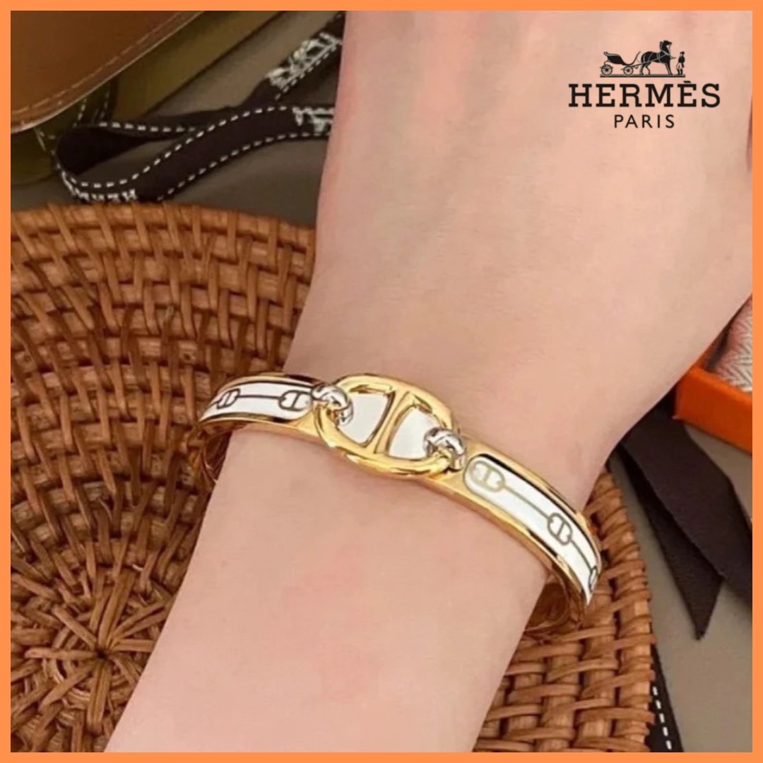 オシャレに輝く♪【HERMES】ブレスレット vntg-hermes-5