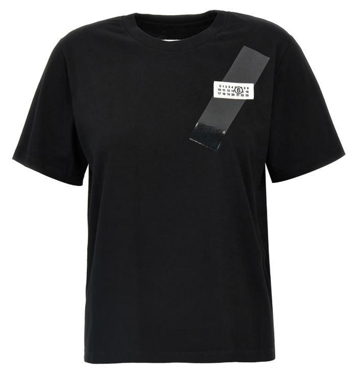 MM6 MAISON MARGIELA ロゴパッチ クルーネック Tシャツ