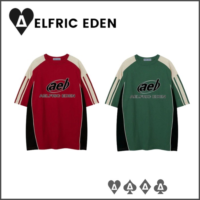 ＊Aelfric Eden＊ コントラストカラー スピードウェイ Tシャツ