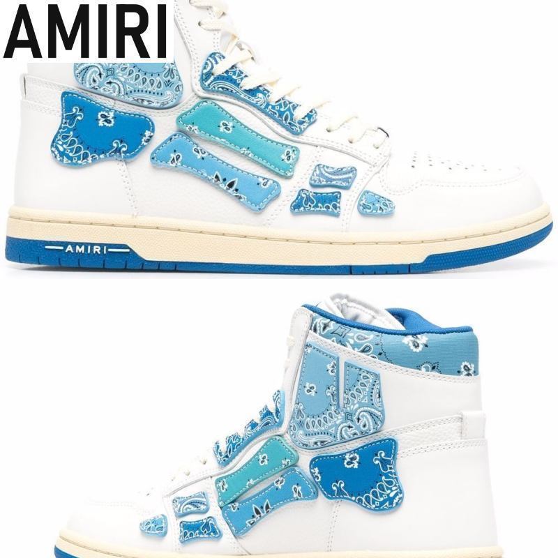 【AMIRI】スケル ハイトップスニーカー