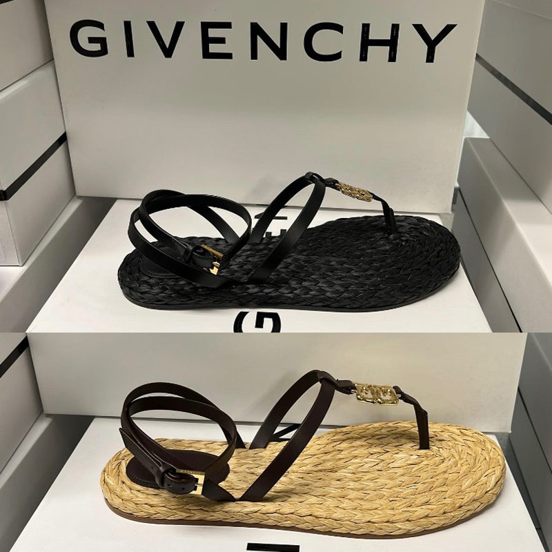 【GIVENCHY】ジバンシー フラットサンダル ロゴ
