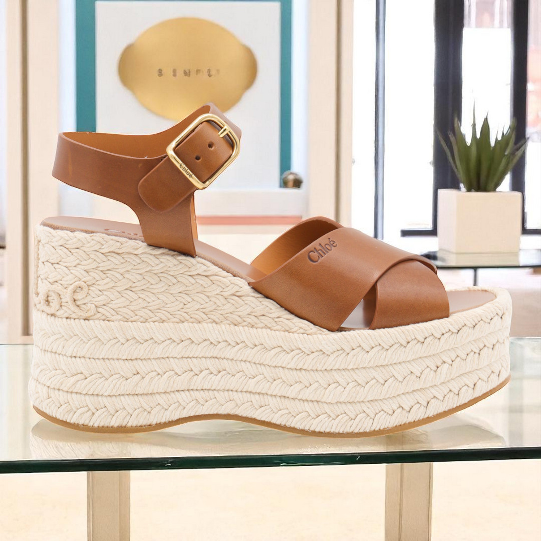 CHLOE Islaウェッジ エスパドリーユ