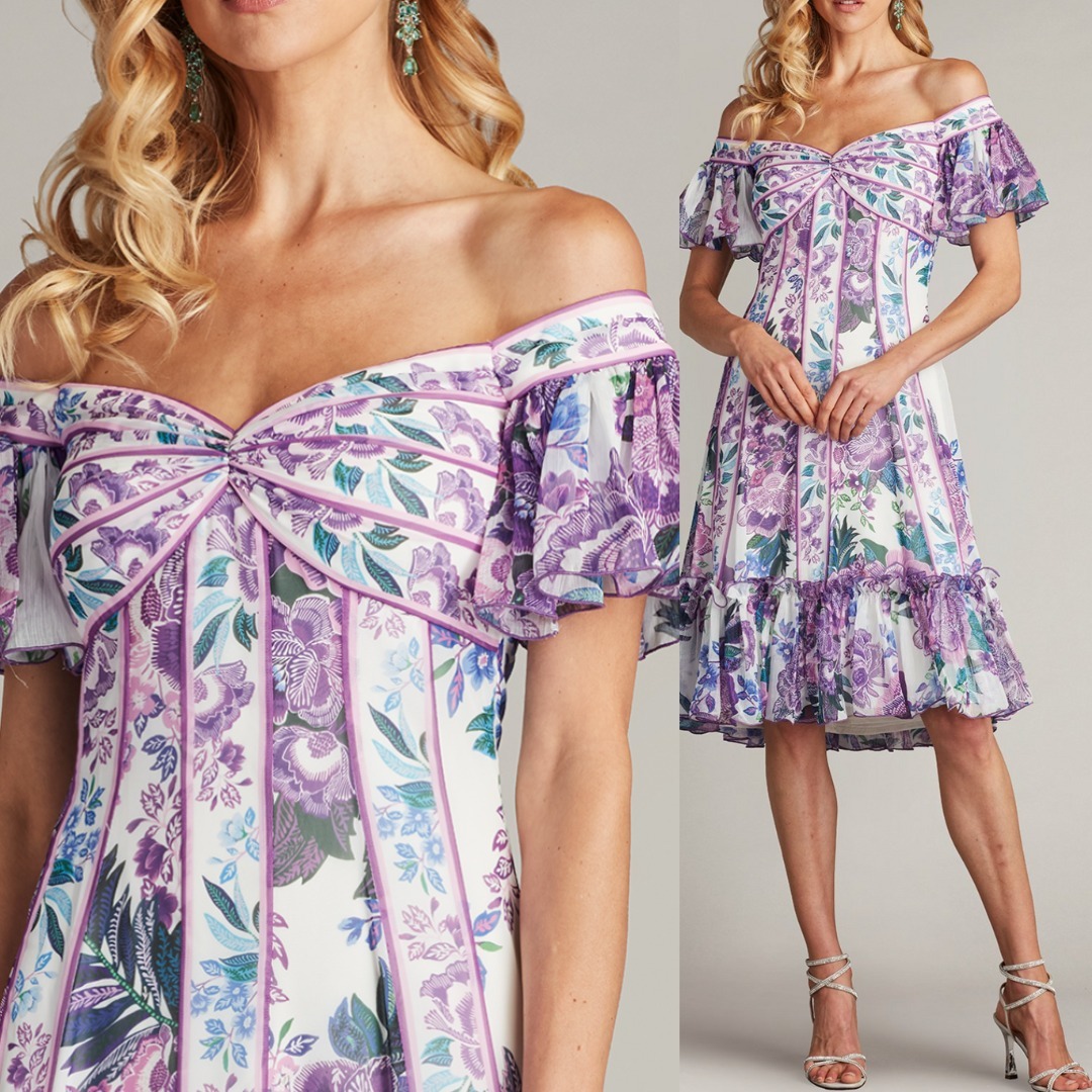 【TADASHI SHOJI】関税込★フローラルドレス