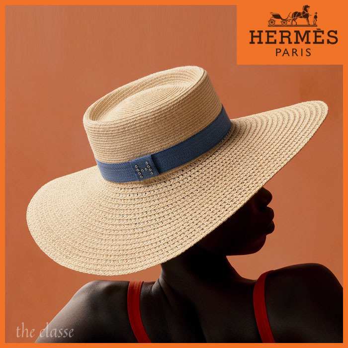 【上質/上品ハット】HERMES カリオペ・ピアス・ハット