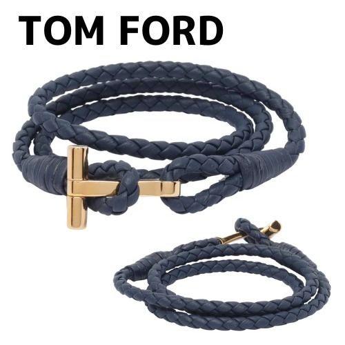 トム・フォード レザーTブレスレット【関税・送料込み】