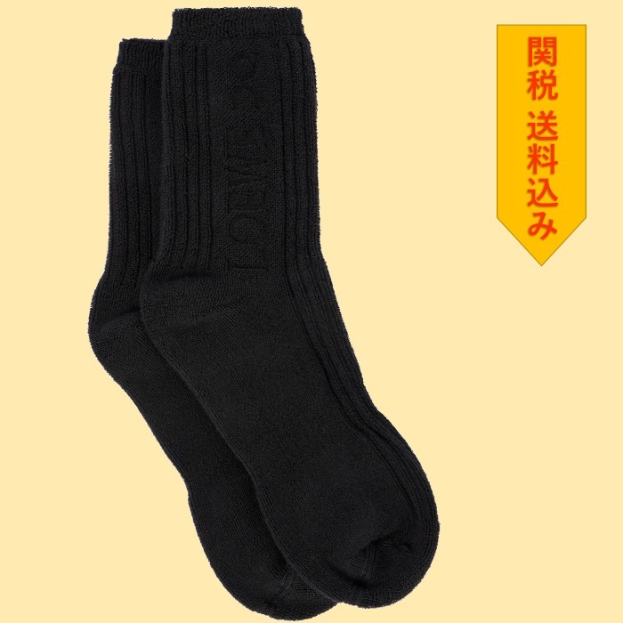 【LOEWE】 x On logo jacquard cotton terry socks