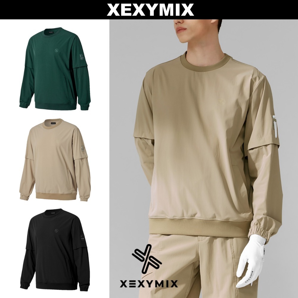 XEXYMIX GOLF : メンズ 2WAYデタッチャブルTシャツ