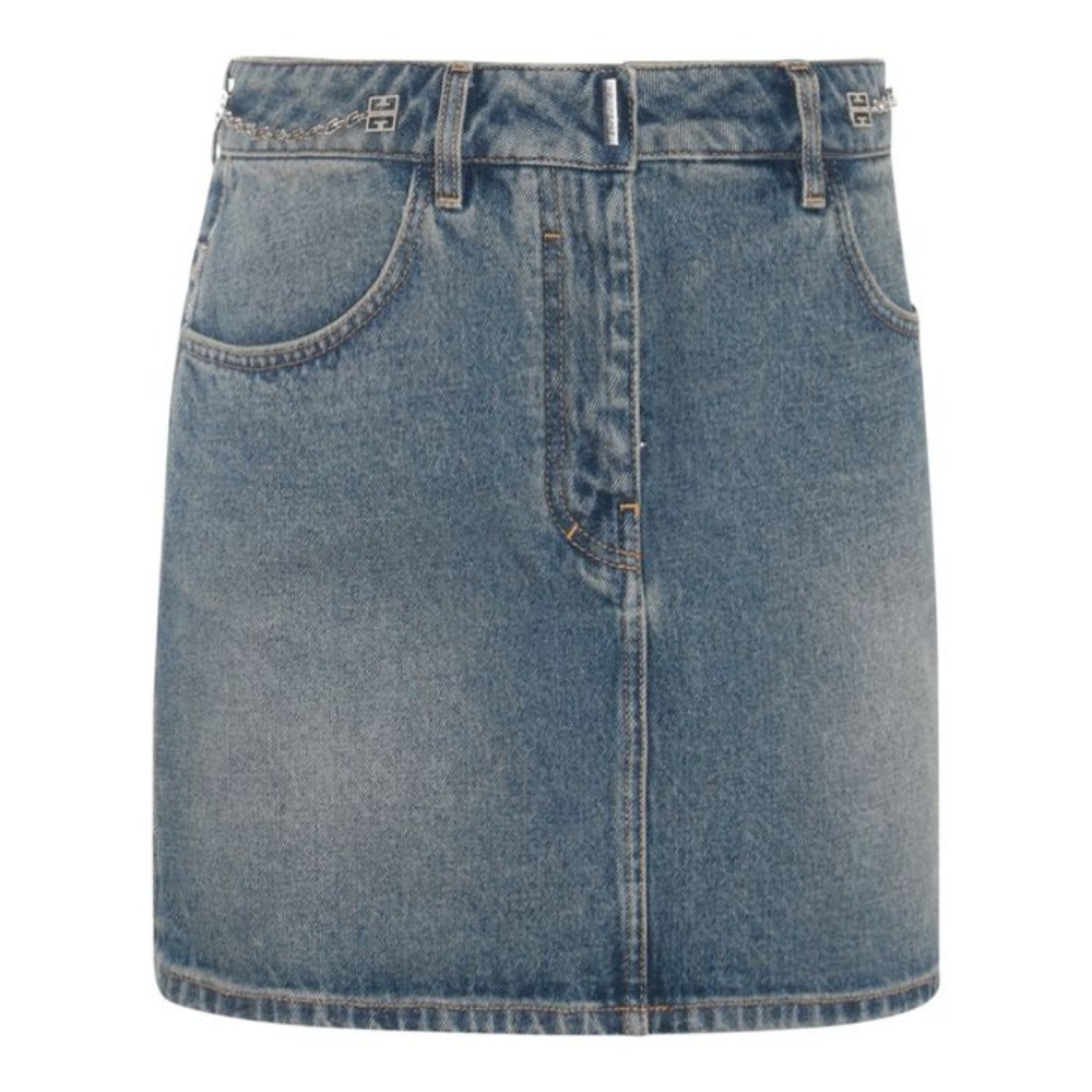 ミニスカート GIVENCHY MEDIUM DENIM MINI SKIRT
