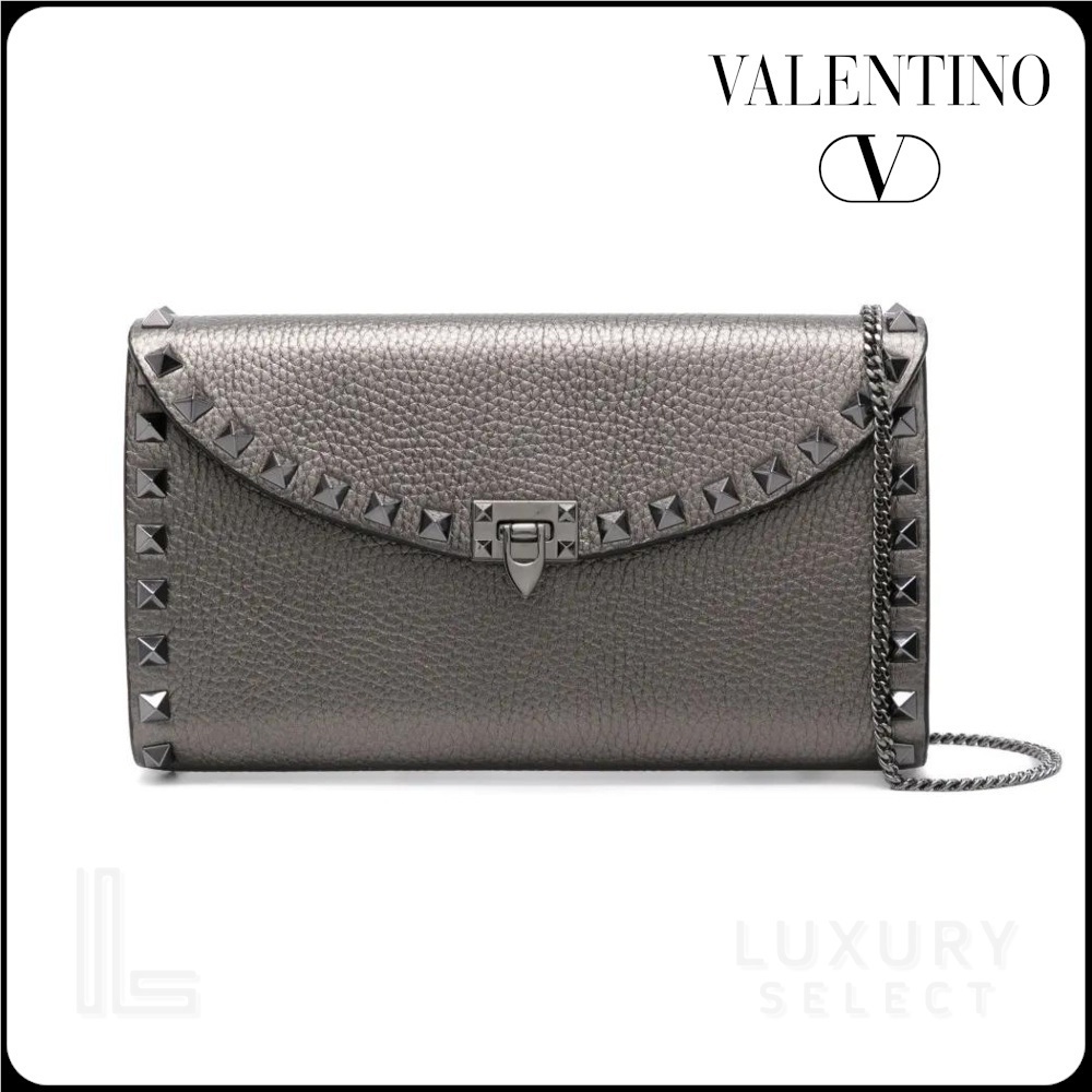 【Valentino】ROCKSTUD WALLET W/STRAP◆5W0P0Z81LIF