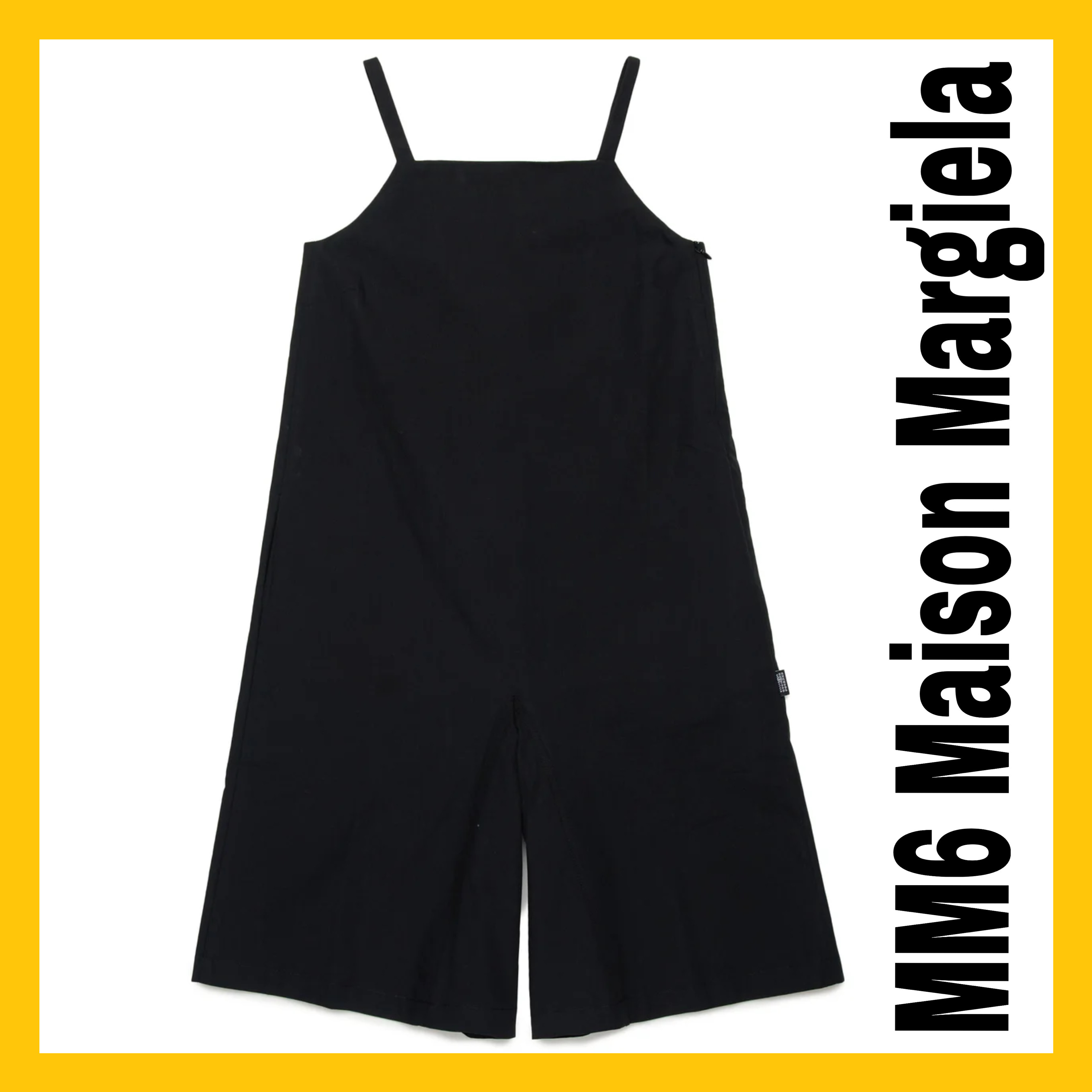 大人もOK★MM6 Maison Margiela ロゴ Aライン サロペット 関送込