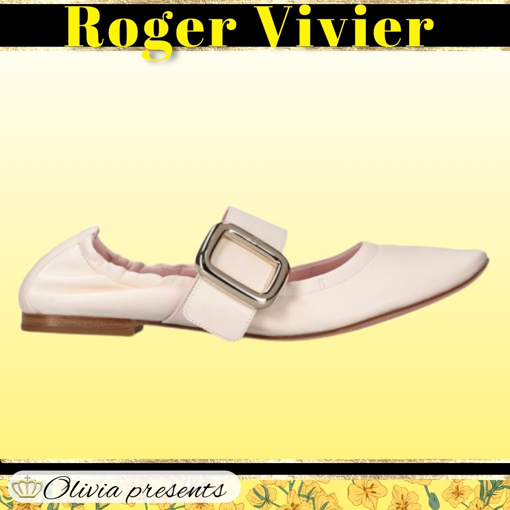 【Roger Vivier】チョコベイビーズ 5mm レザーローシューズ