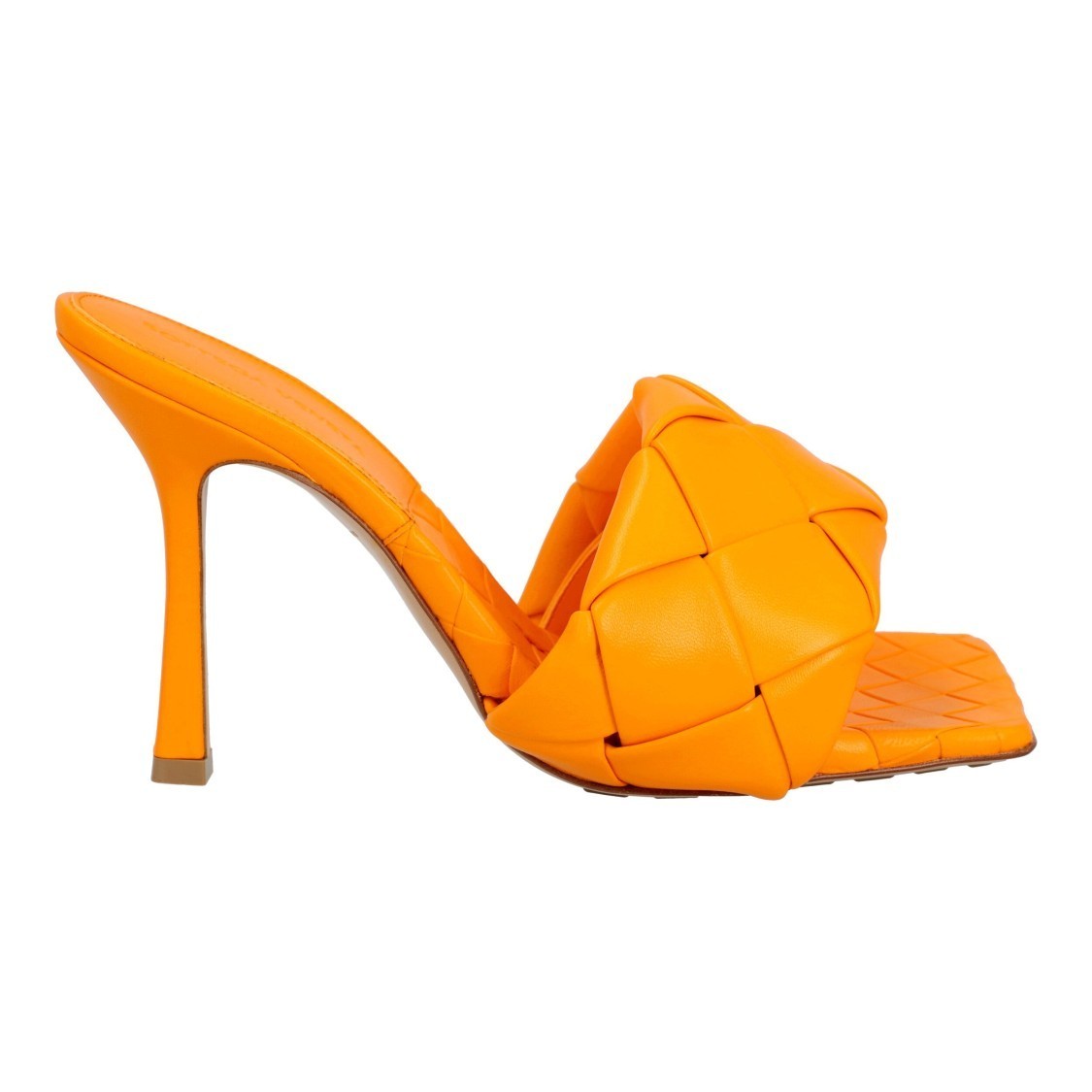 サンダル・ミュール Bottega Veneta Lido Mule Orange