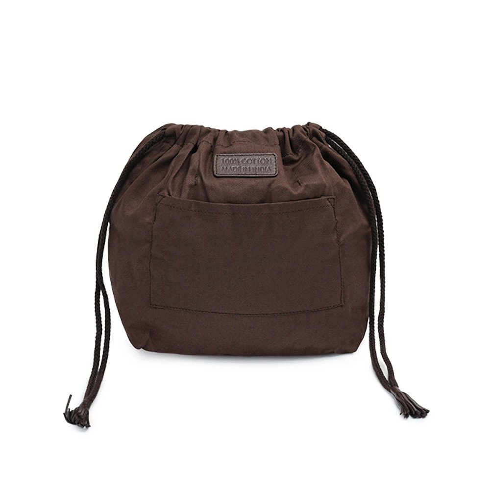 トートバッグ Dragon Diffusion Drawstring Inner Bag Dark Brown 8809-CDS-S-