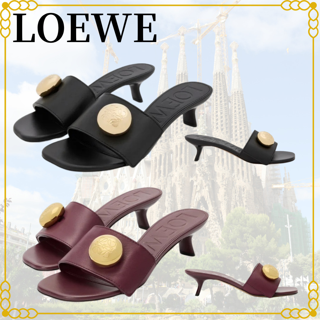 新作☆LOEWE直営店 ペブル スライド サンダル L815465XAZ