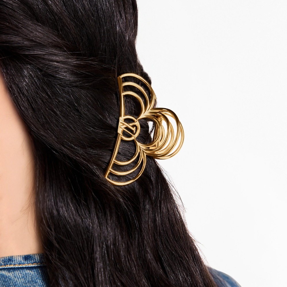 《LOUIS VUITTON》エレガント♪ LVブリーズヘアクリップ