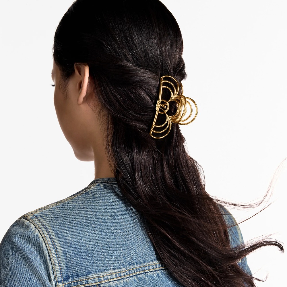 《LOUIS VUITTON》エレガント♪ LVブリーズヘアクリップ