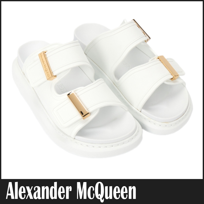 ☆送料関税込☆Alexander McQueen HYBRID ロゴ サンダル☆