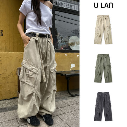 U LAN】Summer Belted New Cargo Pants (U LAN/カーゴパンツ