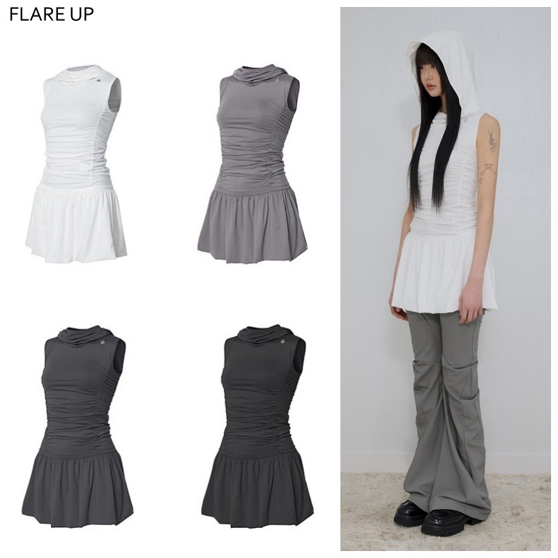 ● FLAREUP ● Hooded High Neck Dress
