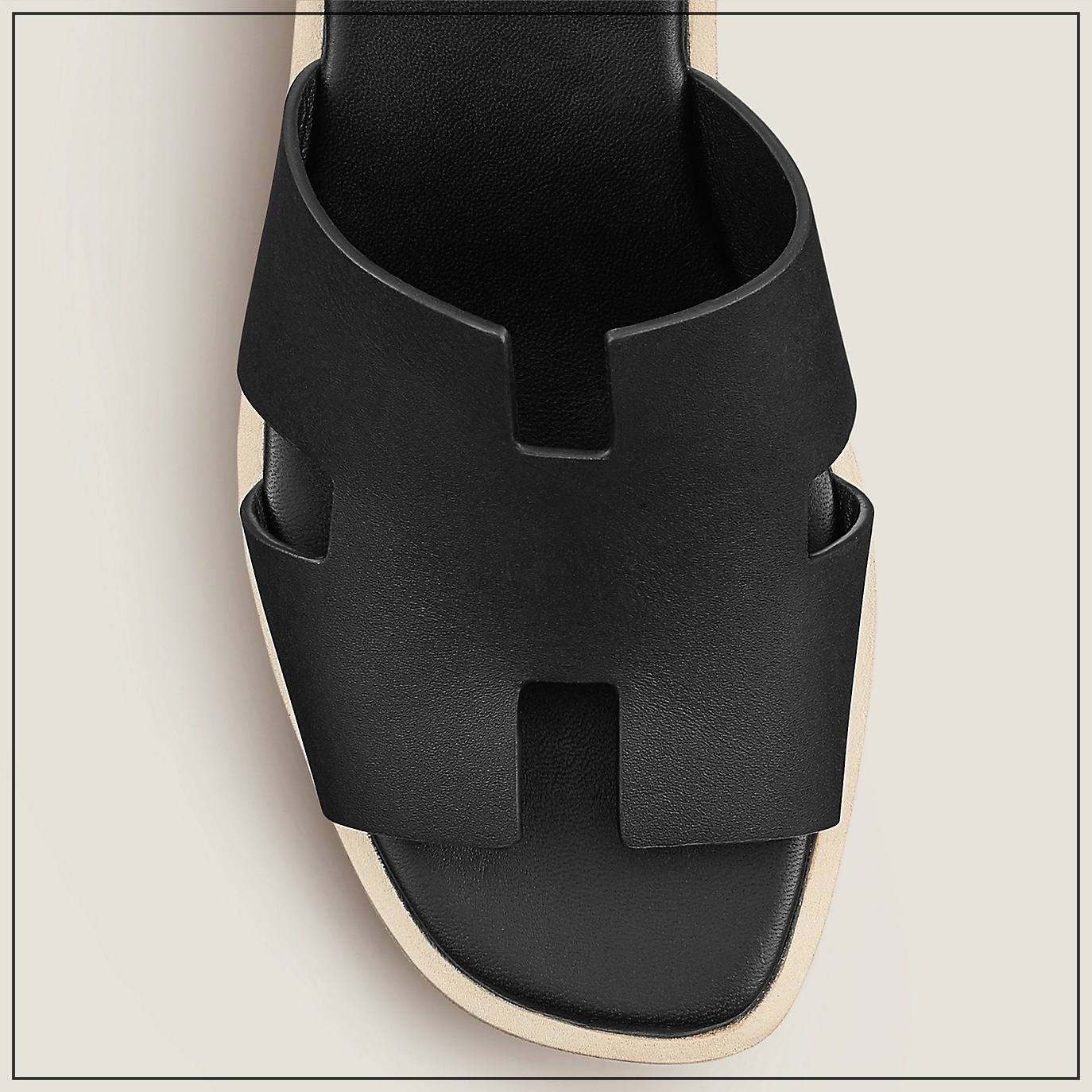 《夏の定番☆》HERMES サンダル Eze 30 Noir