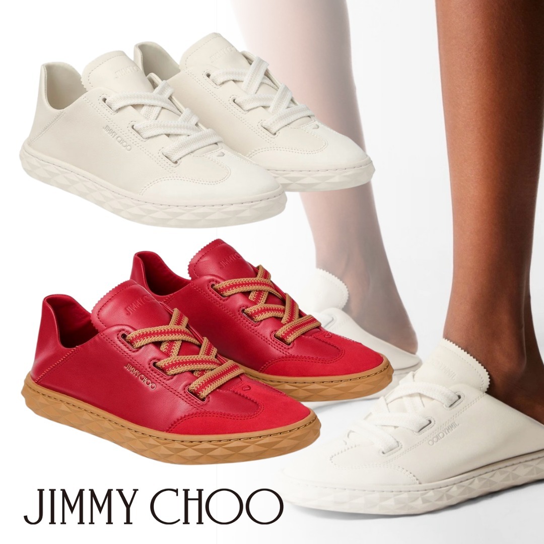 ★jimmychoo[ジミーチュウ] ルビー ダイヤモンド スニーカー★