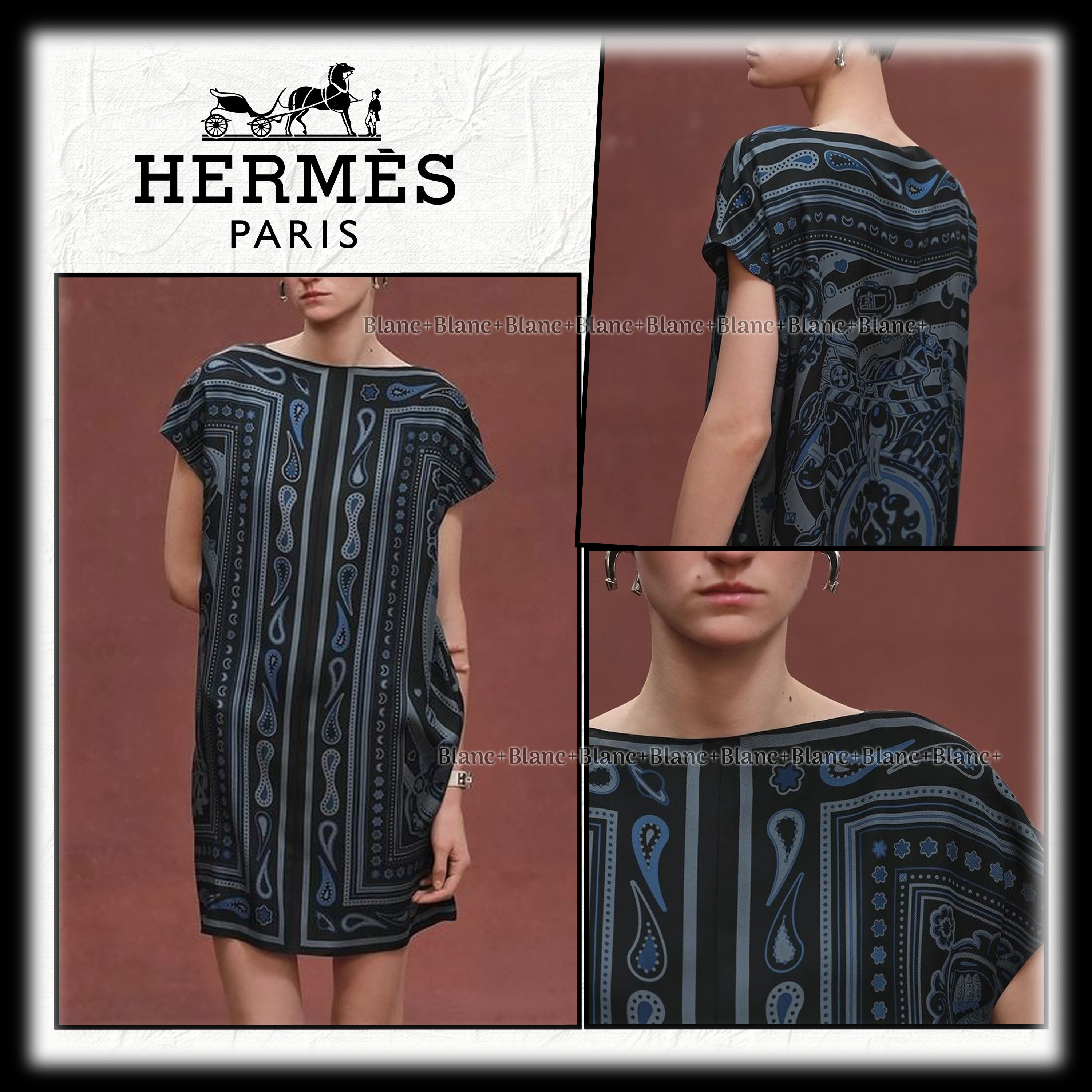 軽やかに纏う上質感♡【HERMES】クラシックチュニック