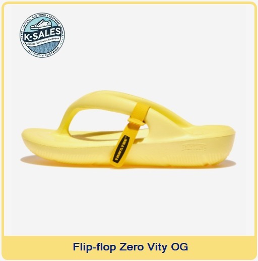 【TAW&TOE】Flip Flop Zerovity OG‐LEMON BUTTER