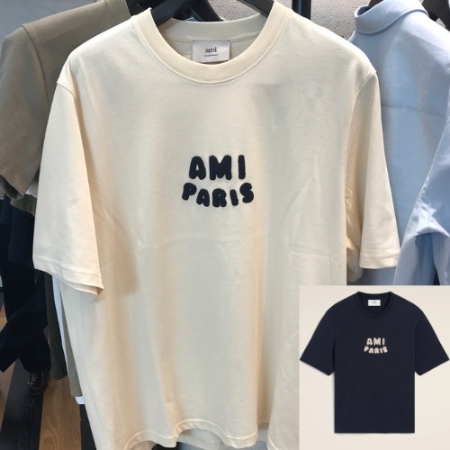 VIP SALE!【AMI PARIS（アミ パリス）】ロゴパッチ Tシャツ