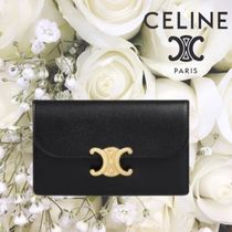 【CELINE】セリーヌ ロング カードホルダー カーフ ブラック