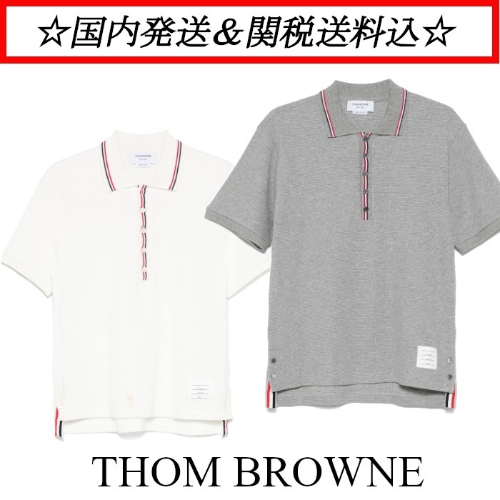 ☆大人気ライン☆ Thom Browne RWB COTTON POLO SHIRT