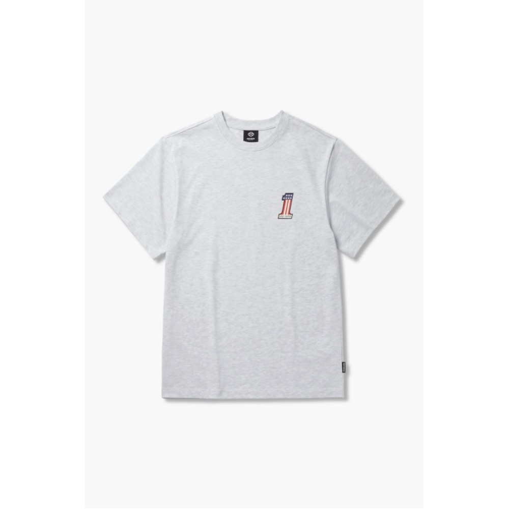 ★Harley Davidson★ No1 MKE SEOUL T-shirt Melange Gray HH151