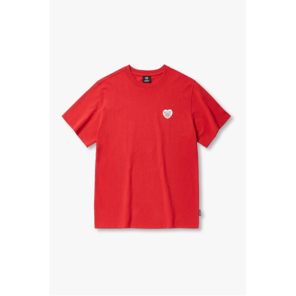 ★Harley Davidson★ Heart Harley Short Sleeve T-shirt Red HH