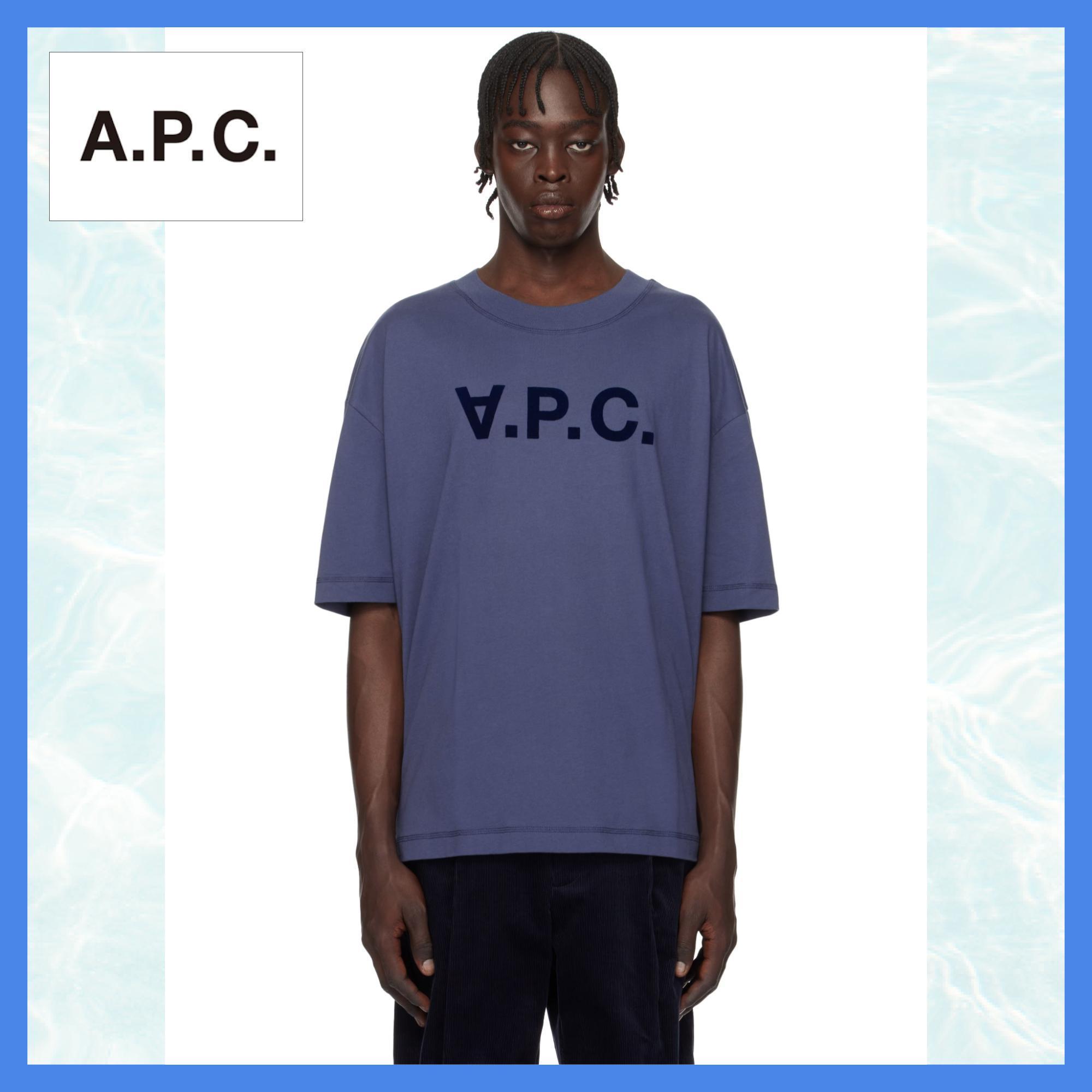 【A.P.C.】Grand VPC オーバーサイズ Tシャツ（ブルー）