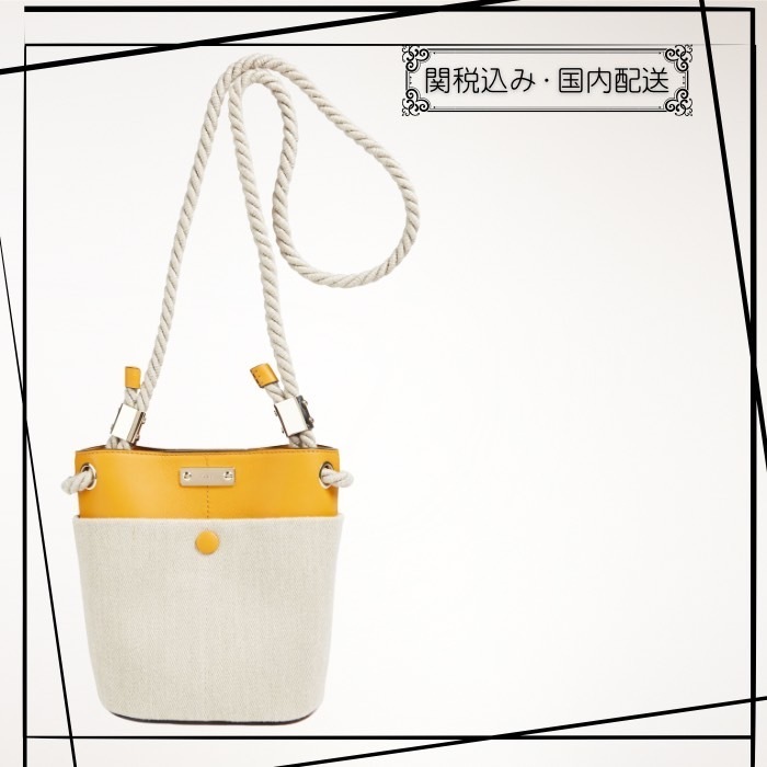 ★Chloe★ Key ツイル&レザー バケットバッグ 関税送料込*