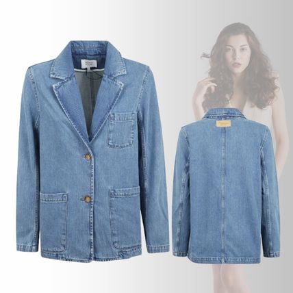 ブルー（青）系 L MAISON KITSUNE(メゾンキツネ) コート