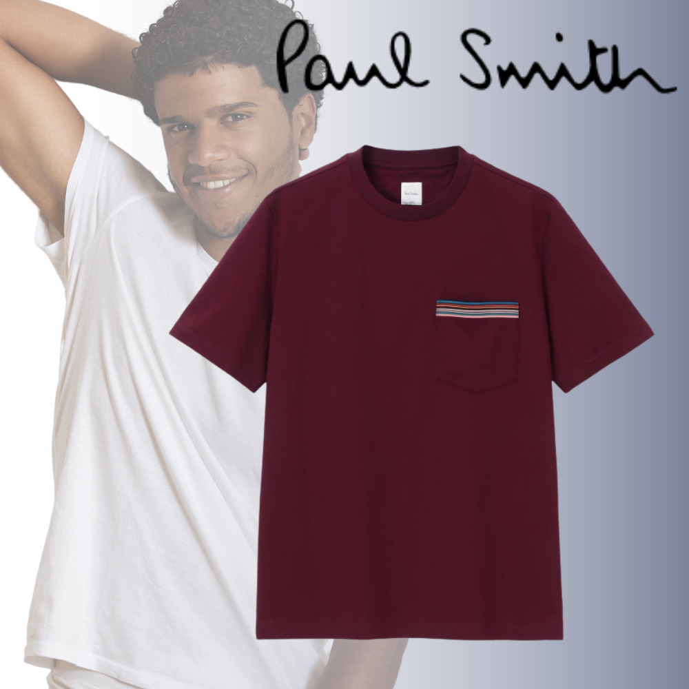 *Paul Smith* シグネチャーストライプポケット 半袖Ｔシャツ