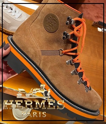 HERMES【トレッキングにぴったり】ショートブーツ