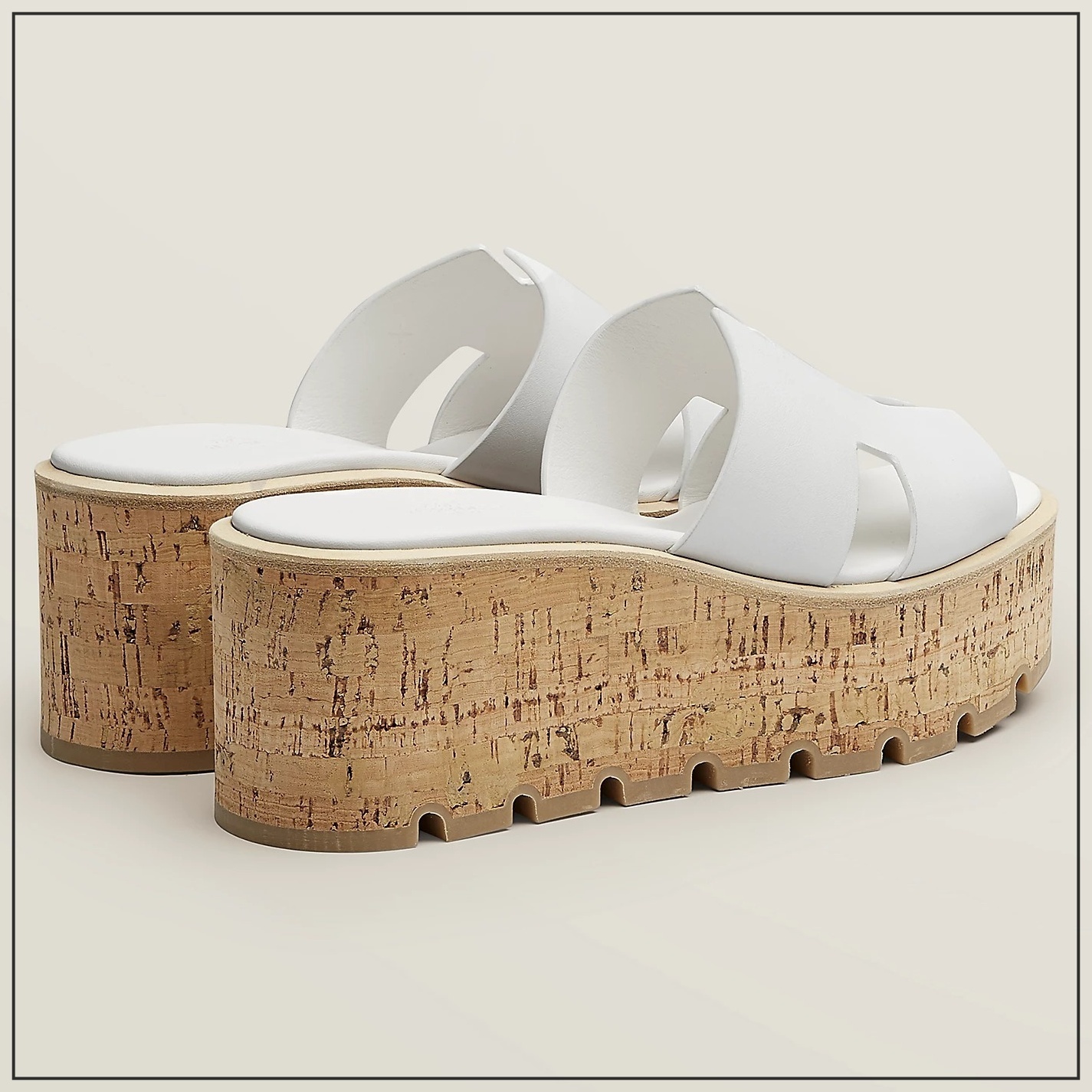 《夏の定番☆》HERMES サンダル Eze 30 Blanc