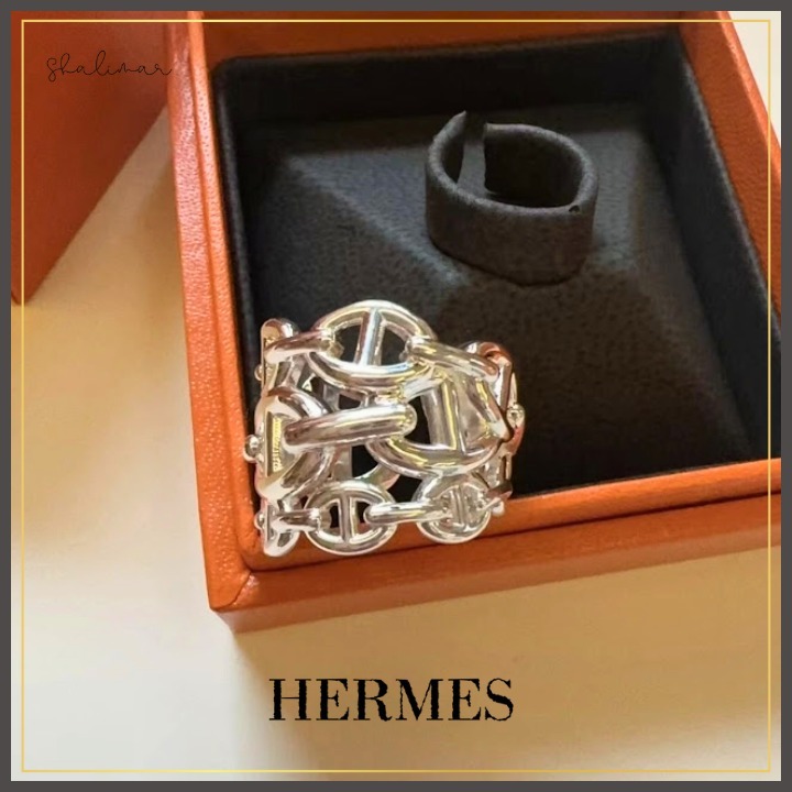 《HERMES》シェーヌ ダンクル アンシェネ リング GM