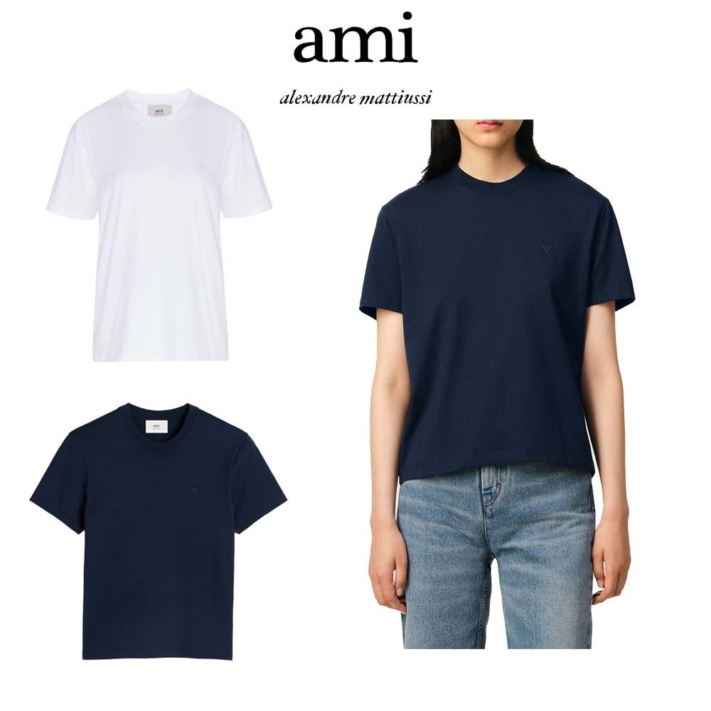 [AMI PARIS]Cotton Ami de Coeur T-Shirt★送料・関税込み★