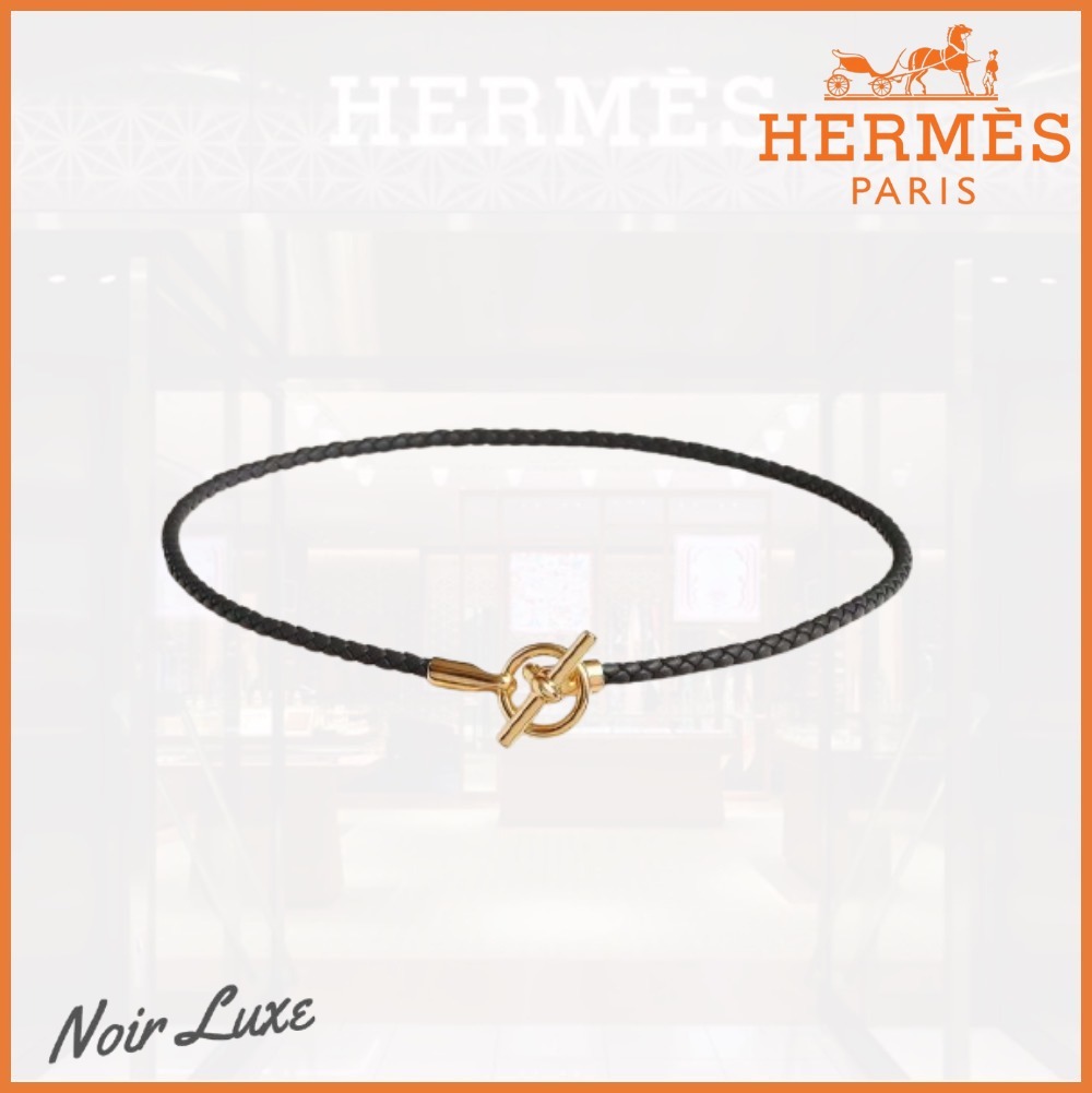 【人気】シンプル★エレガントHERMES♪ ≪Glenan≫ チョーカー