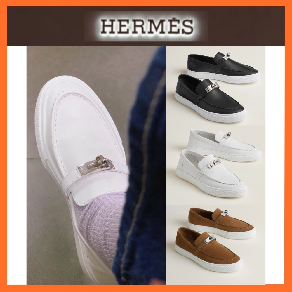 洗練と快適さの融合【HERMES】Game スリッポンスニーカー