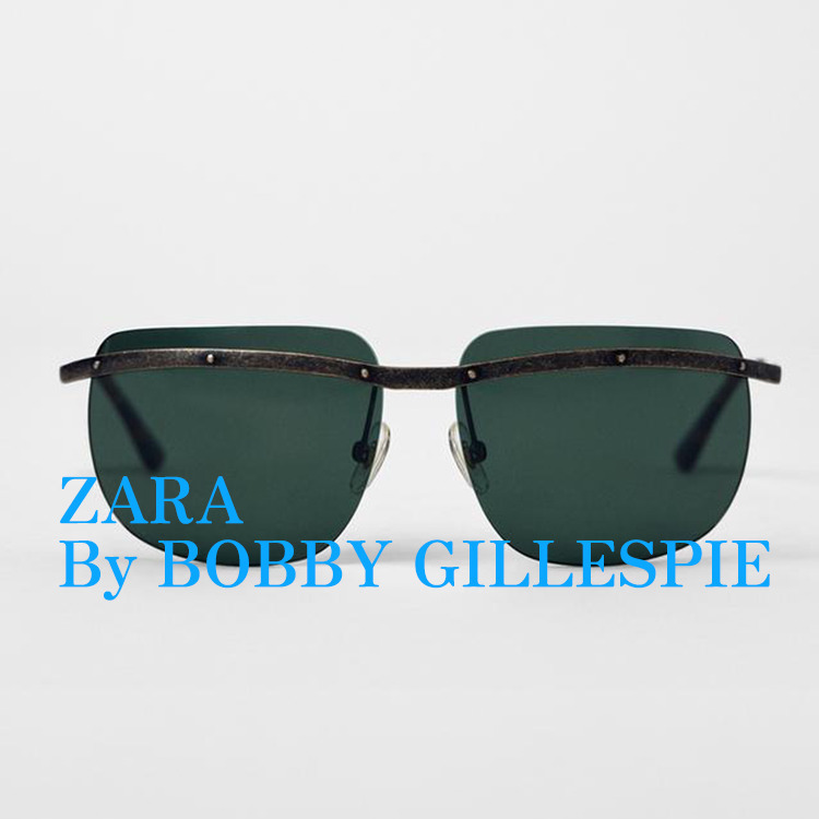 【ZARA×BobbyGillespie】メタルサングラス 2750/430/910