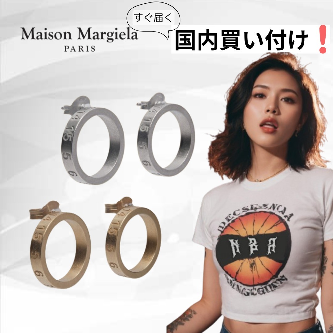 Maison Margiela(メゾンマルジェラ)シルバーピアス ユニセックス