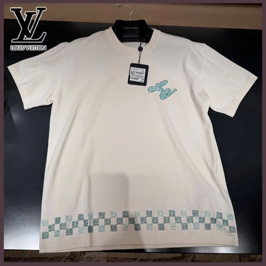 【ビーズが華やか♪】LOUIS VUITTON ★ 半袖クルーネックＴ