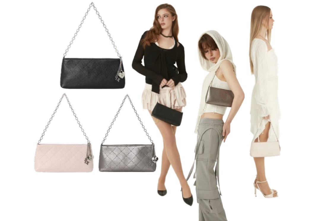 韓国商品/THREE TIMES Bibi chain bag