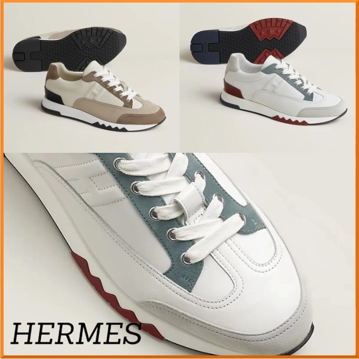 【話題の新色登場♪】HERMES トレイルスニーカー Hロゴ