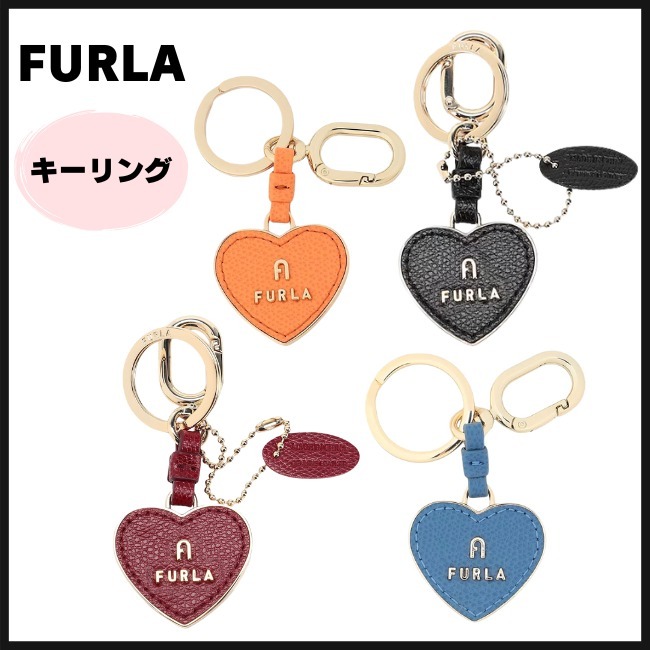 【FURLA】MAGNOLIA KEYRING HEART ※送関込